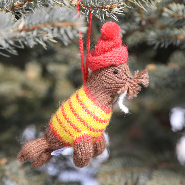 Walrus Ornament- set of 6