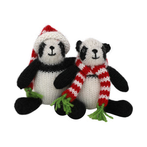 Panda Ornament- set of 2