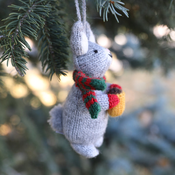 Bunny with Cocoa Ornament