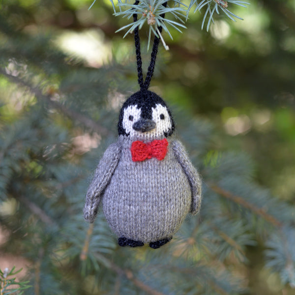 Penguin with Bowtie Ornament