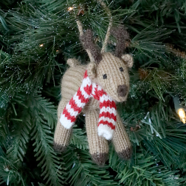 Reindeer Ornaments, set of 3