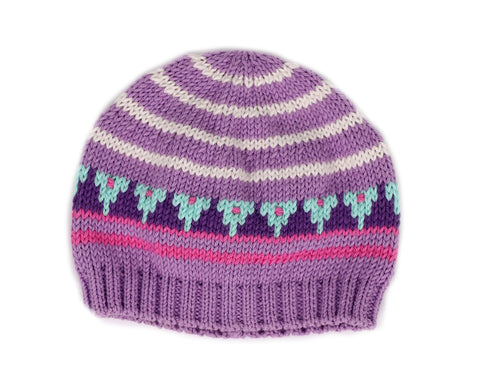 Striped Hat with Triangles