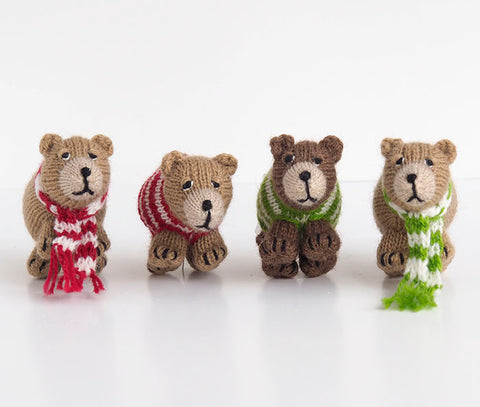 Bears in Sweaters & Scarves