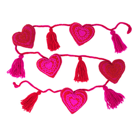 Valentine Garland, Pink