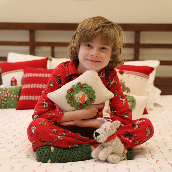 Peekaboo Fox Mini Pillow