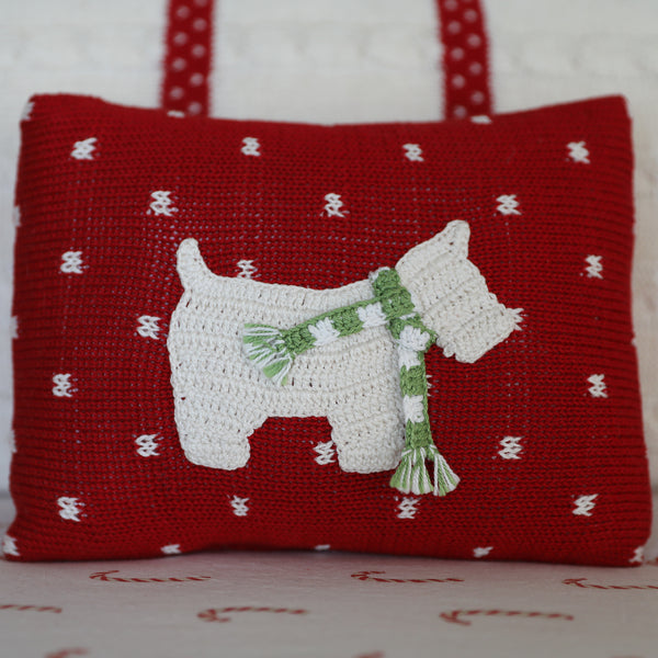 Westie Dog Mini Pillow