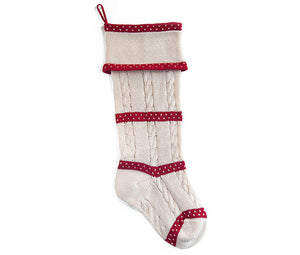 Cable-Knit Stocking