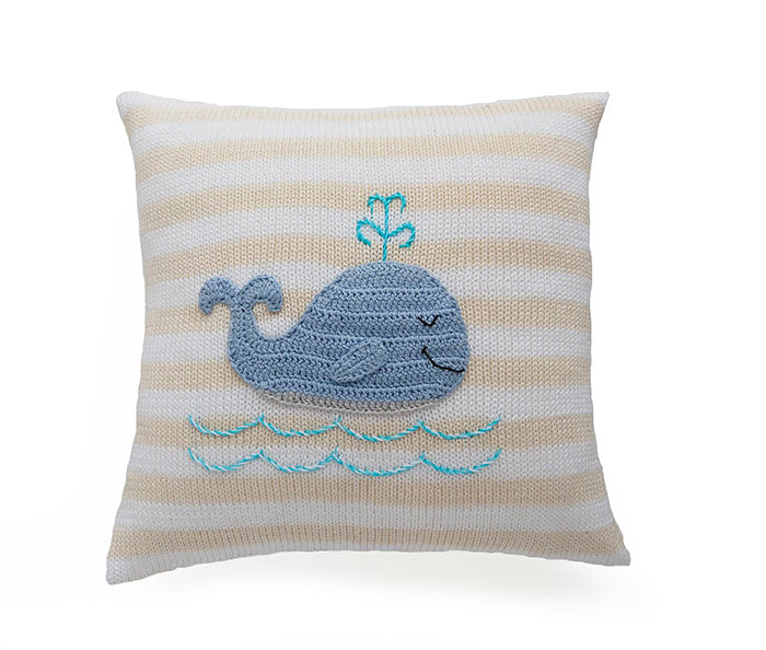 Whale 10" Pillow